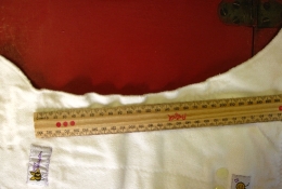 measure length of where elastic should go