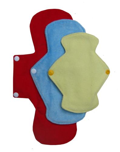 cloth pads for menstrual, post partum and mild incontinence use