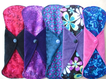 five purple pads for Clara